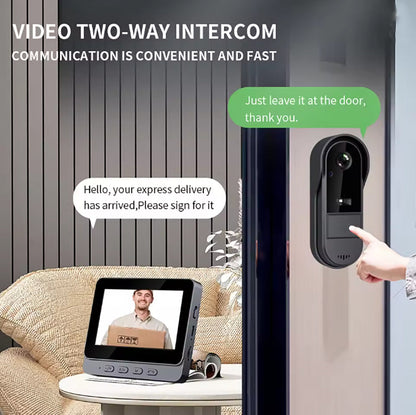 💥X8 WiFi-Free Video Doorbell Kit