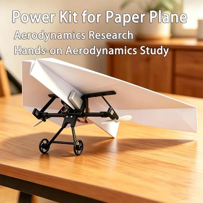 DIY RC Paper Airplane Power Kit with Gyro-Stabilized Remote Control