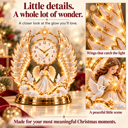 🎄 Christmas Wonder Lighted Tabletop Clock – Bring the Magic of Christmas Home ✨