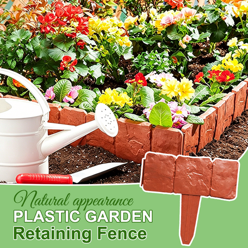 Imitation Stone Garden Fence - DIY Garden Edging Border
