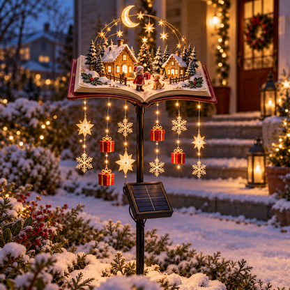 📮 North Pole Wishes Solar Mailbox Light – ✨ A Cascade of Christmas Letters to Light Up Your Garden 🎄