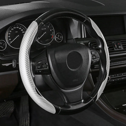 Non-Slip Half Cover Car Steering Wheel Protector | Easy Clip On Installation