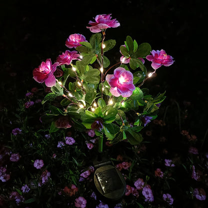 💐Transform Your Outdoors Into a Festive Winter Wonderland with Solar-Powered Flower Lights! 🎄☀️