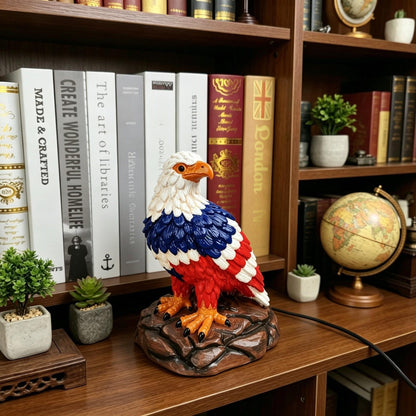 ⚡️Independence Day 49% OFF🦅🌙U.S. 250th Eagle Stained Glass Table Lamp✨