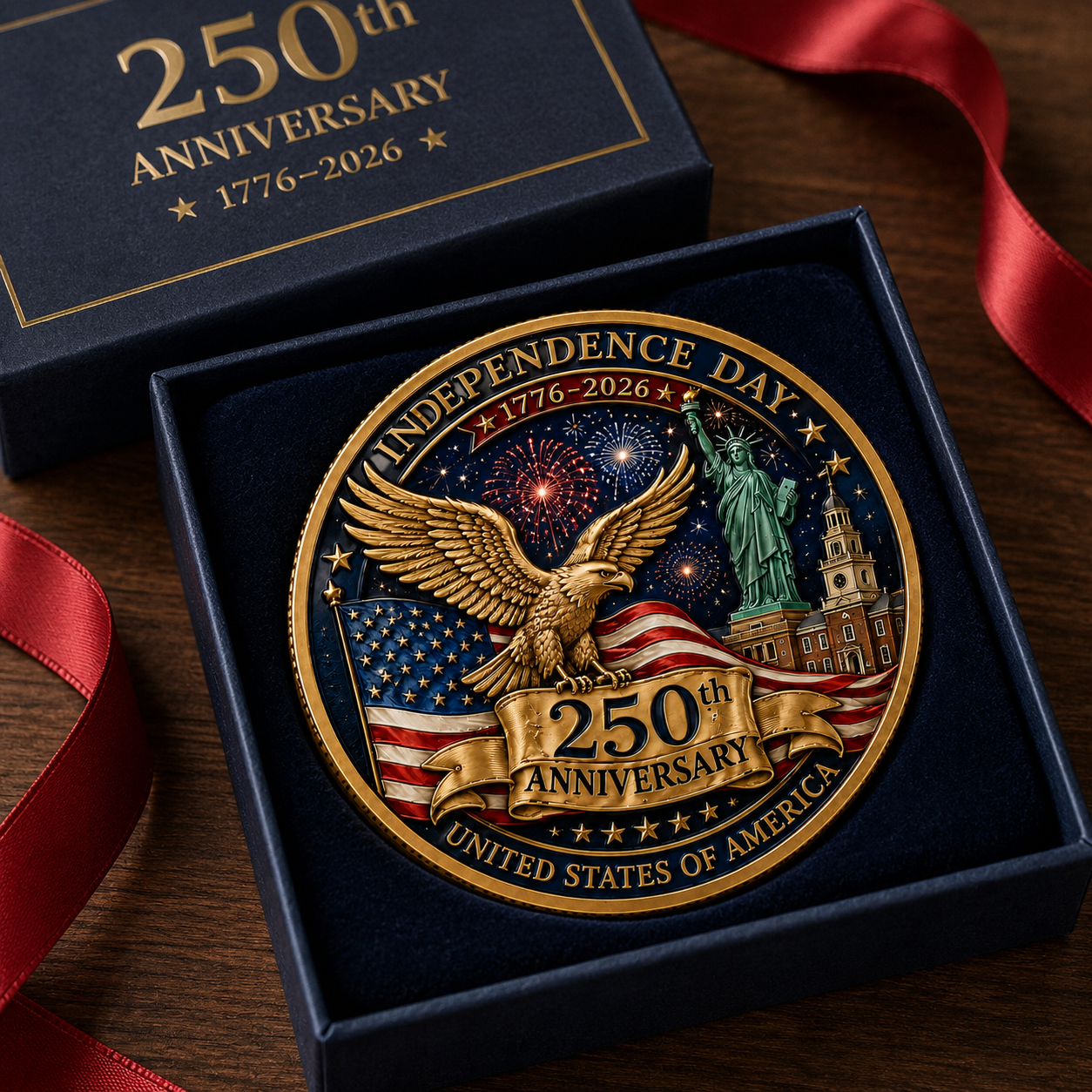 America 250th Anniversary Commemorative Coin