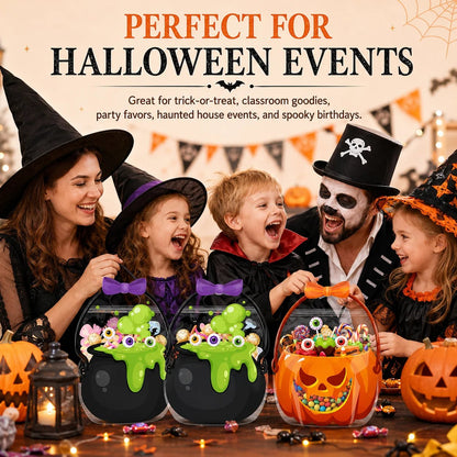 🎃Halloween Plastic Goodie Bags, Candy Gift Bags with Handle