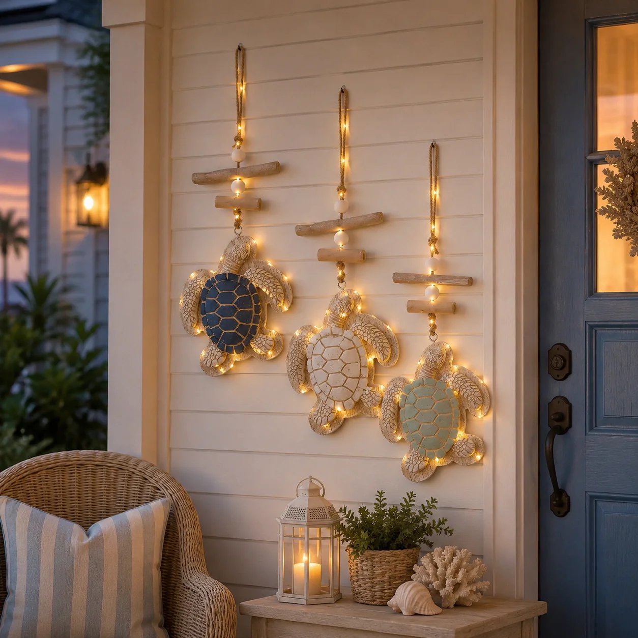 🔥Last Day 49% OFF🔥Glowing Coastal Sea Turtle Wall Art