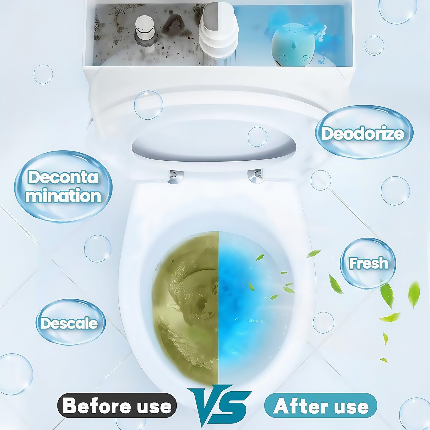 🔥LAST DAY 49% OFF 🔥Toilet Cleaner & Toilet Deodorizer Wonder