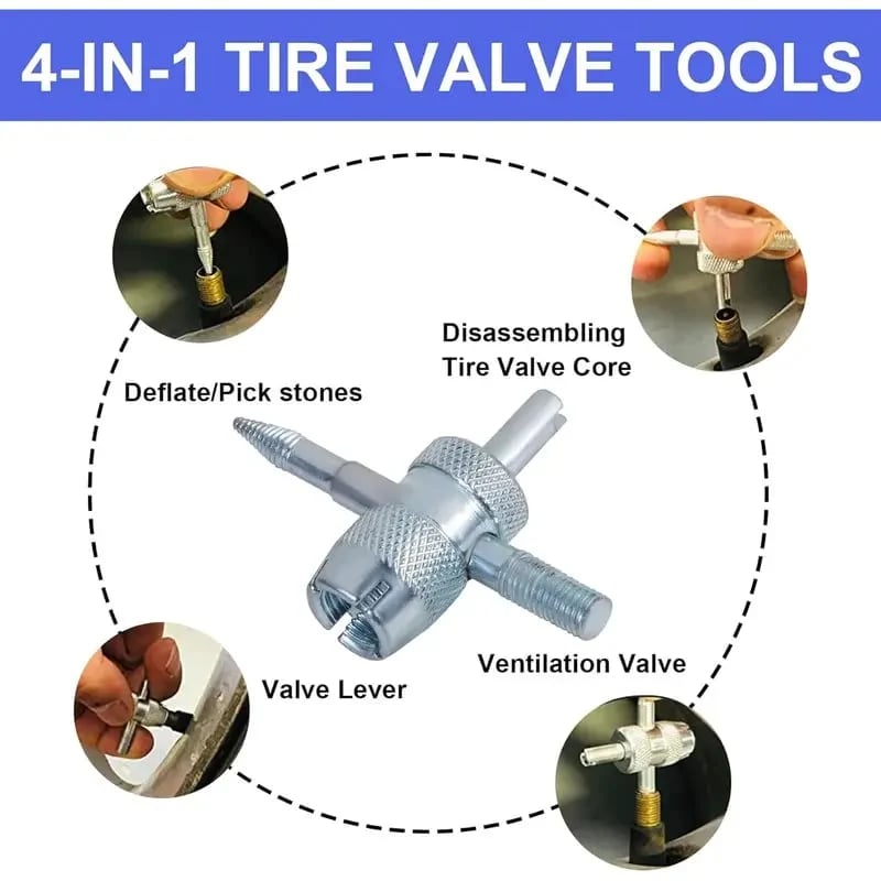 🔥😍🚗 Quick Change Tire Valve Tool Kit