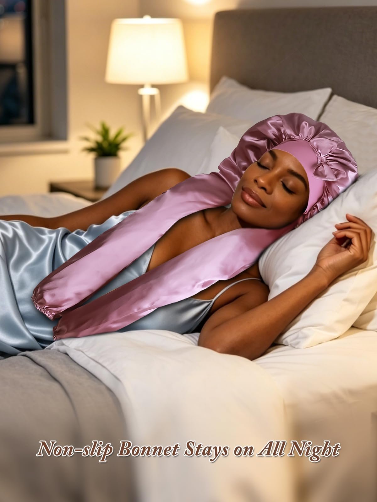 1+2 Satin Pantyhose Bonnet