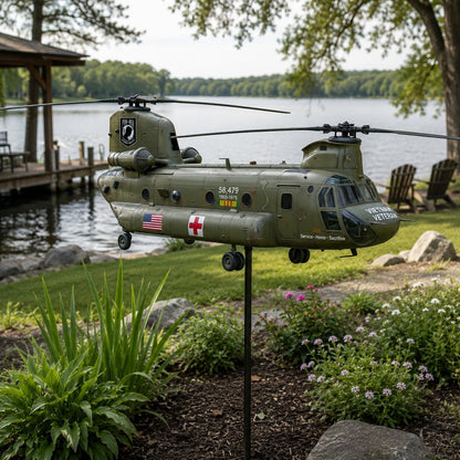 🔥49% OFF🎖️-Vietnam Veteran CH-47 Chinook Helicopter Wind Spinner ✈️