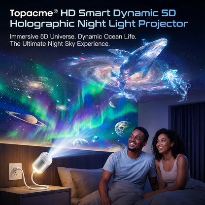 🔥LAST DAY 57% OFF - 🌌🌠HD Smart Dynamic 5D Holographic Night Light Projector