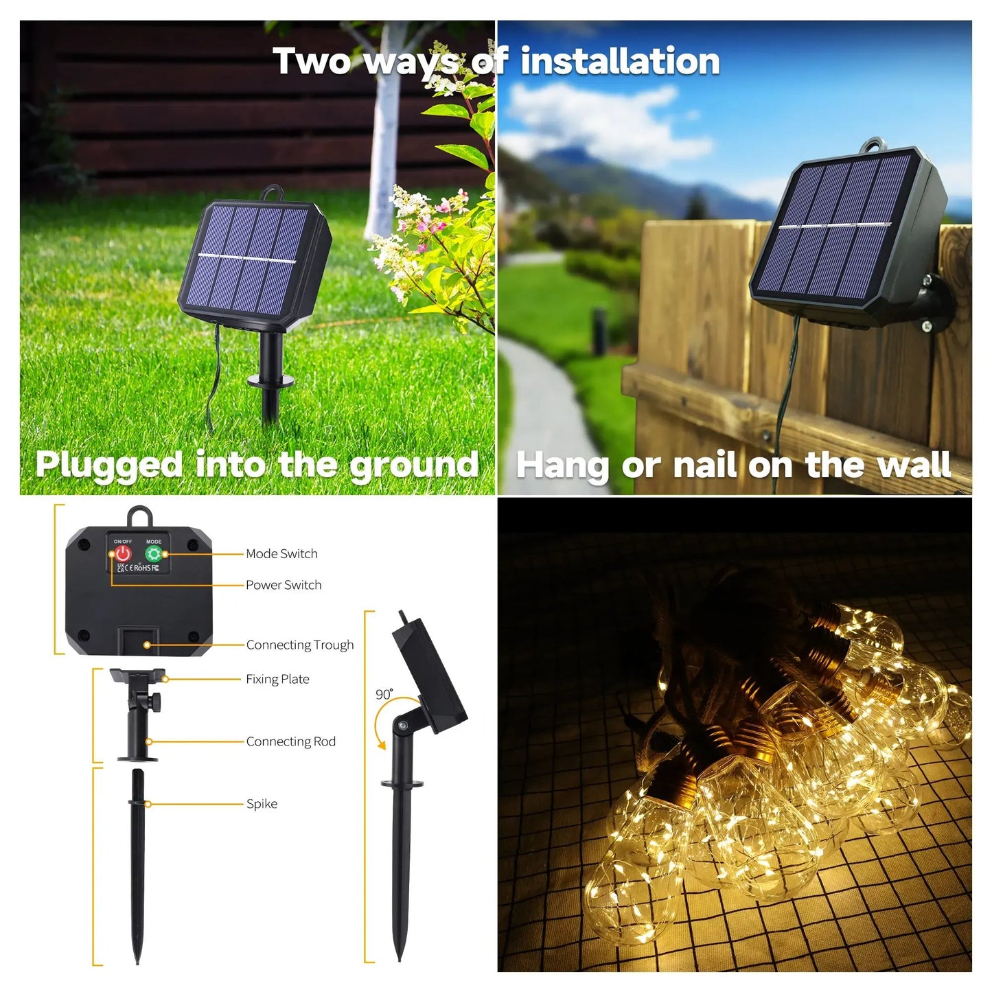 🔥2026 Hot Sale - 🌙 💡Vintage Solar String Lights – Turn Any Space Into a Cozy Dreamy Escape(✨Buy 2 Free Shipping)