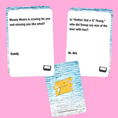 Lyrics Pop Quiz Pop Quiz 90s & 2000s Edition Music Trivia Game
