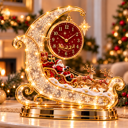 🎄 Christmas Wonder Lighted Tabletop Clock – Bring the Magic of Christmas Home ✨