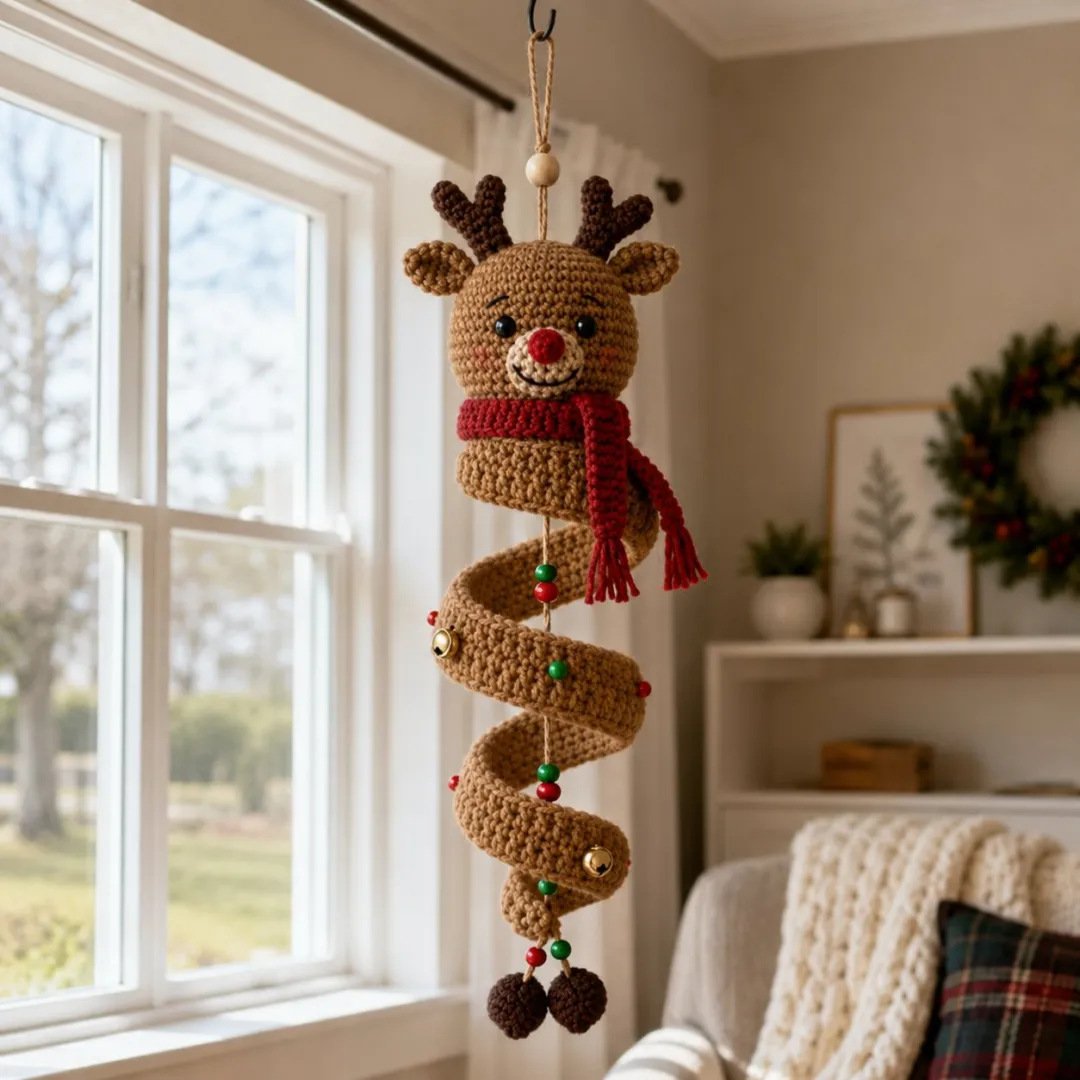 ☃️ DIY Spiral Crochet Snowman Kit