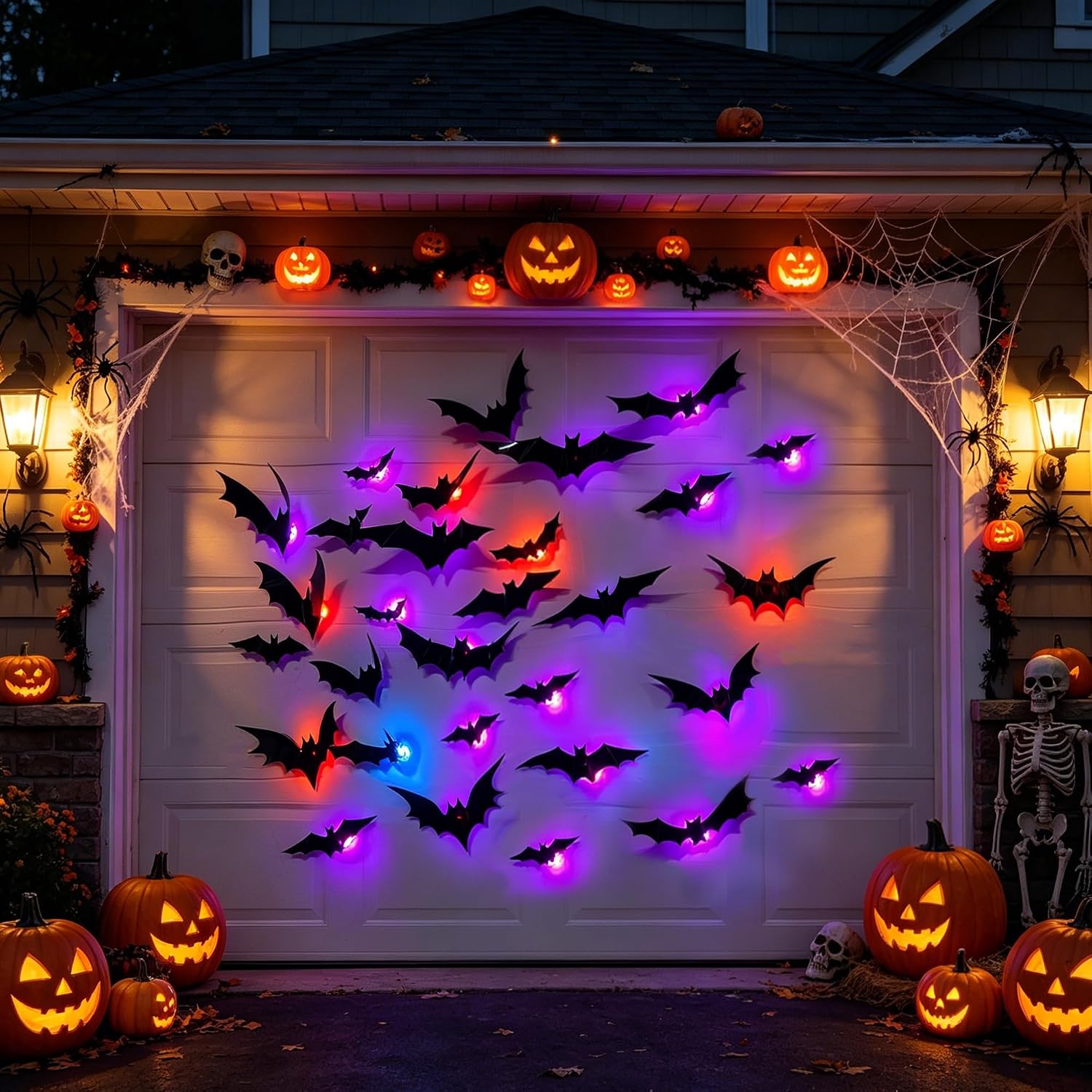 3D LED Bat Halloween Decorations – Create A Spooky Glow For Your Home