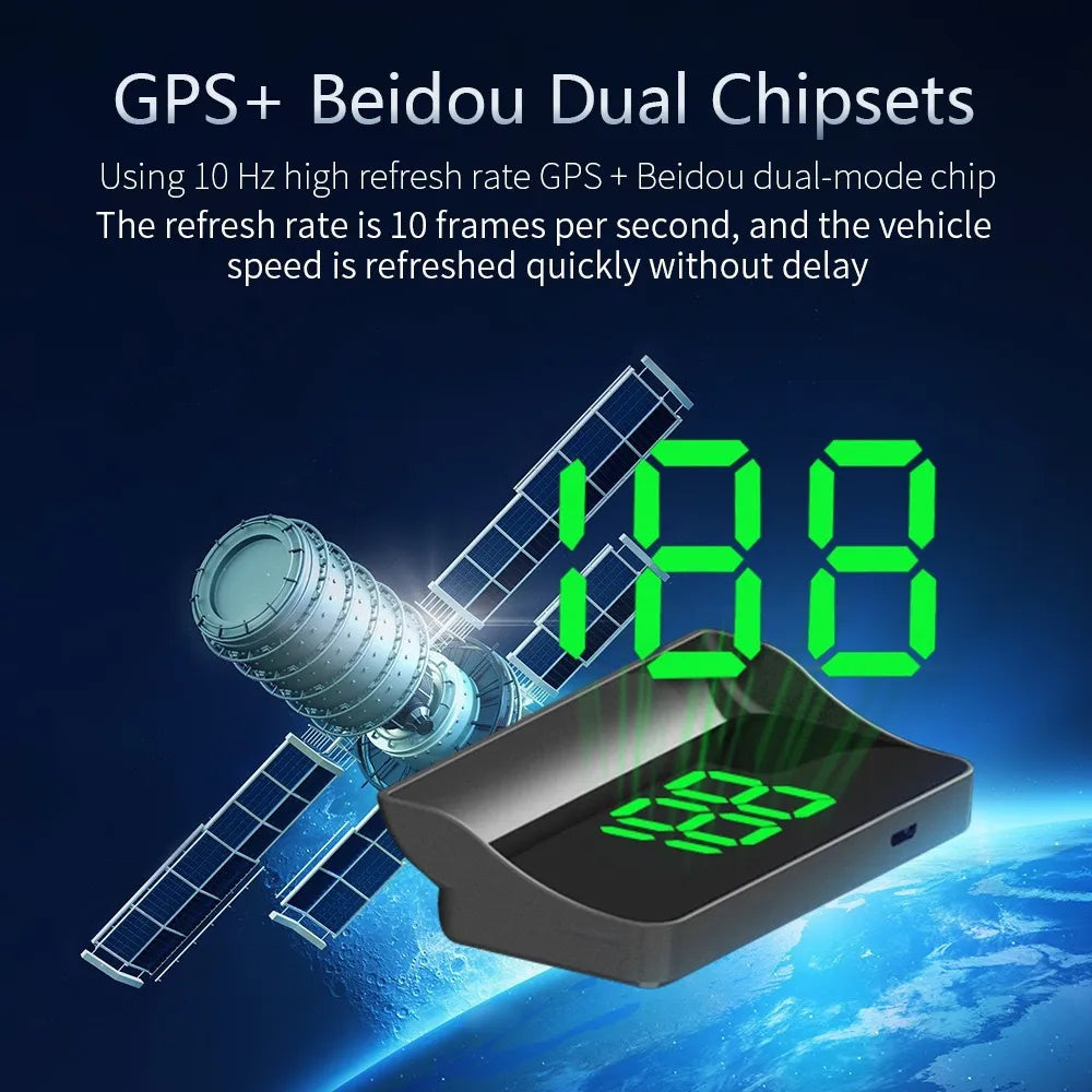 Head-Up Display GPS Digital Speedometer