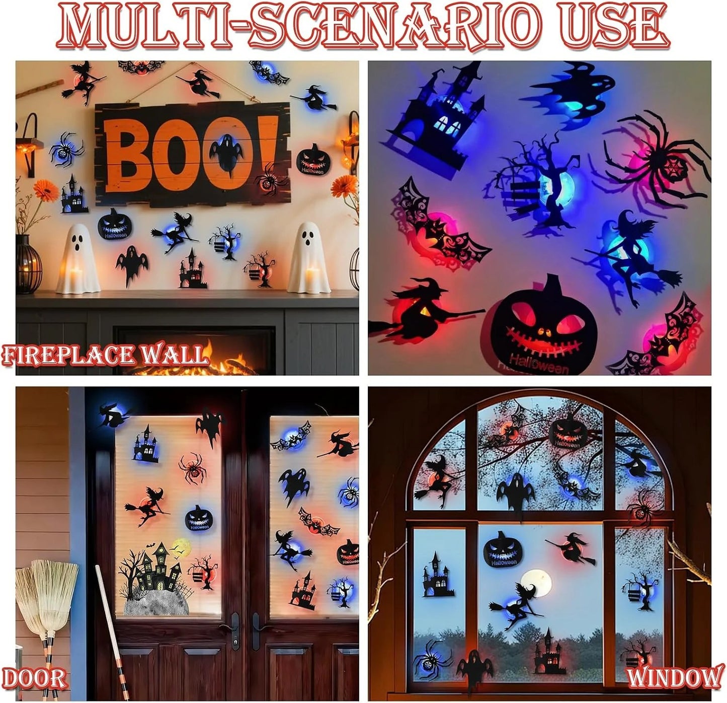 🔥Stick Halloween LED Window Lights