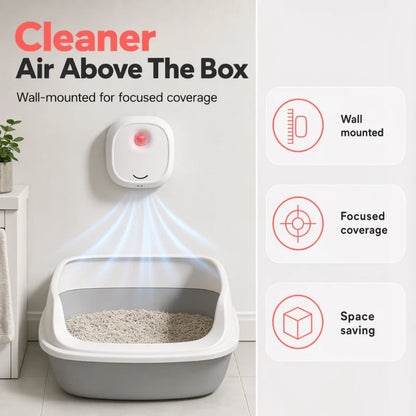🔥Limited Time 49% OFF! 🌬️Say goodbye to unpleasant odors with it! Smart Quiet Pet Odor Eliminator