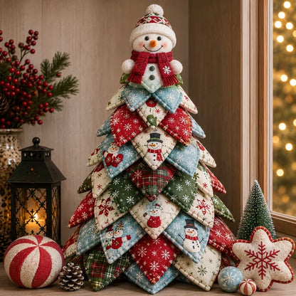 🔥LAST DAY 49% OFF - 🎄🧵DIY Quilted Christmas Tree Kit – Handmade Fabric Holiday Tabletop Tree Decor