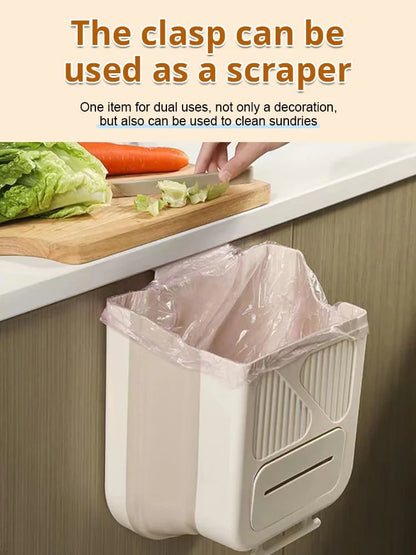 📢📢50% OFF !! ⏰Foldable Hanging Trash Can – Space Saving, Leak Proof & Easy to Clean🧼