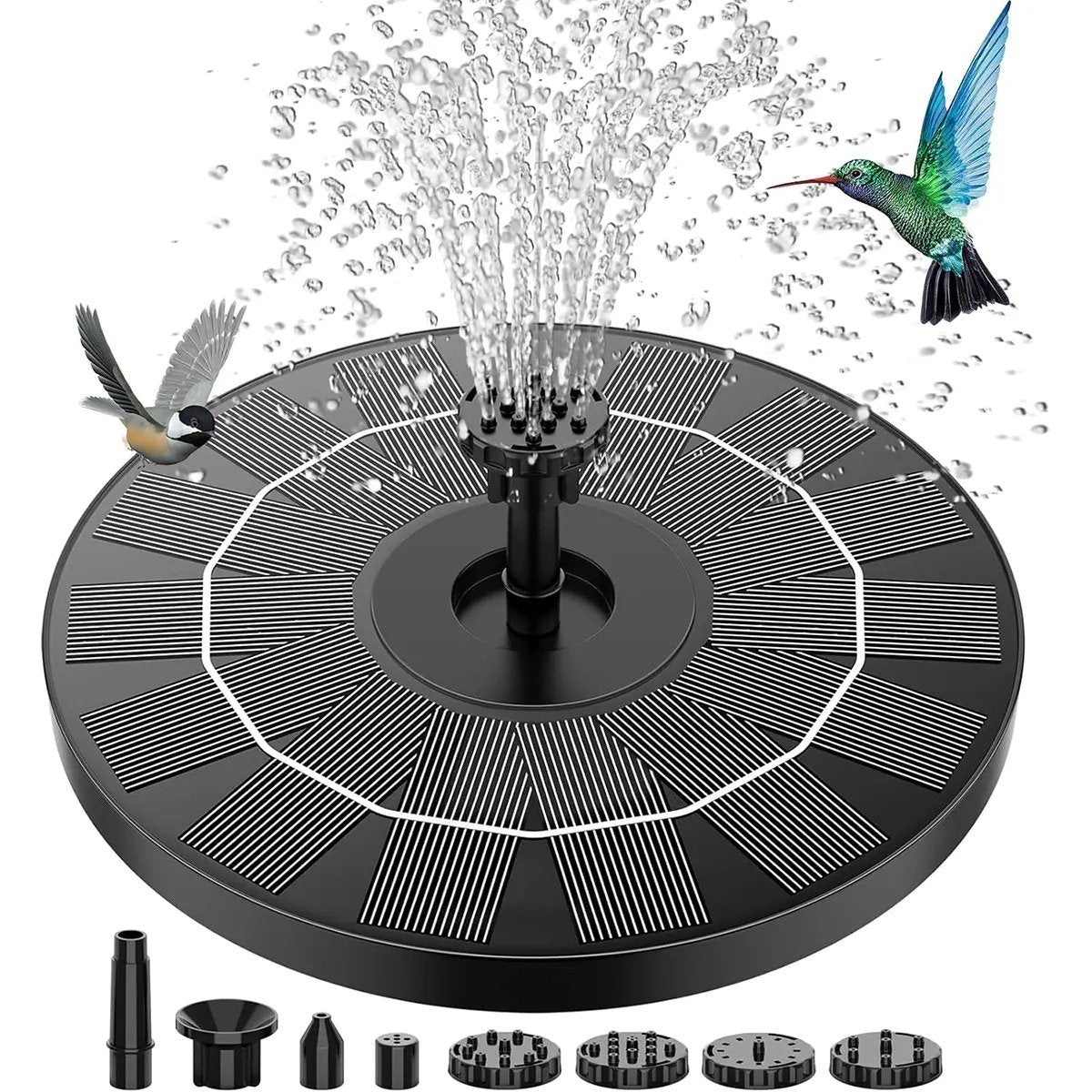 LAST DAY 49% OFF🔥Hot Sale🔥⛲ Solar Fountain, Solar Powered Bird Bath Fountain Pump(Buy 2 Free Shipping)