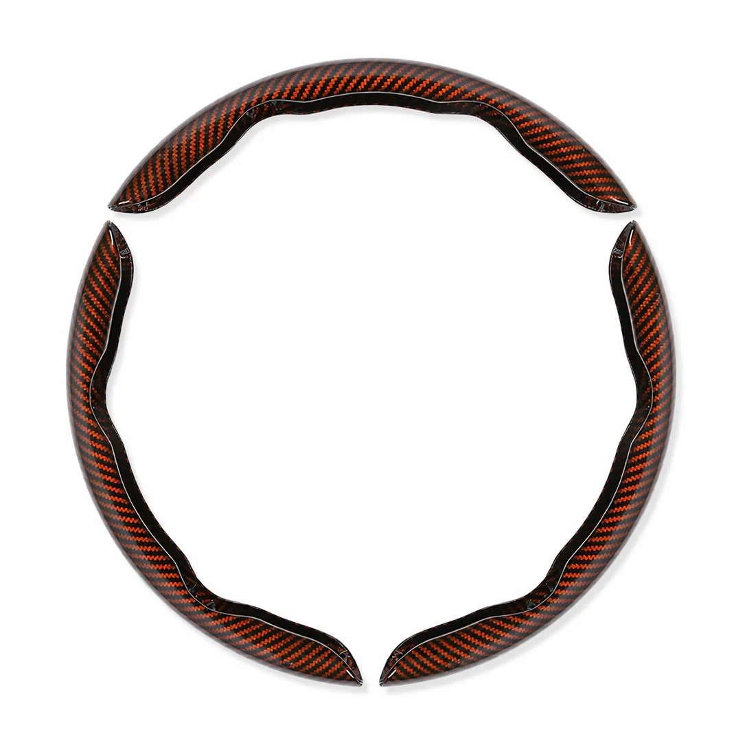 Non-Slip Half Cover Car Steering Wheel Protector | Easy Clip On Installation