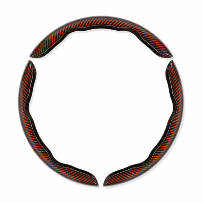 Non-Slip Half Cover Car Steering Wheel Protector | Easy Clip On Installation