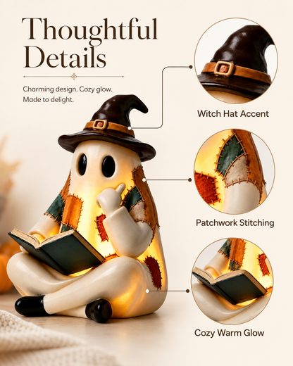 👻Cozy Reading Ghost Night Light