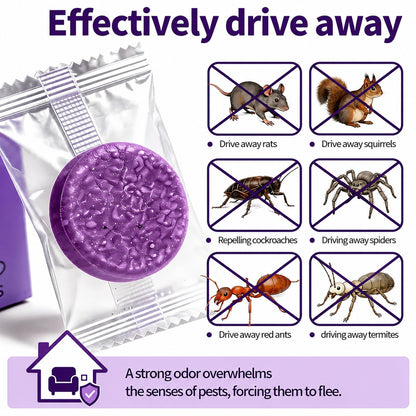 ✅ 10,000+ Happy Customers 🐭 All-Natural Peppermint & Cinnamon Pest & Rodent Repellent Pucks 🕷️🐍