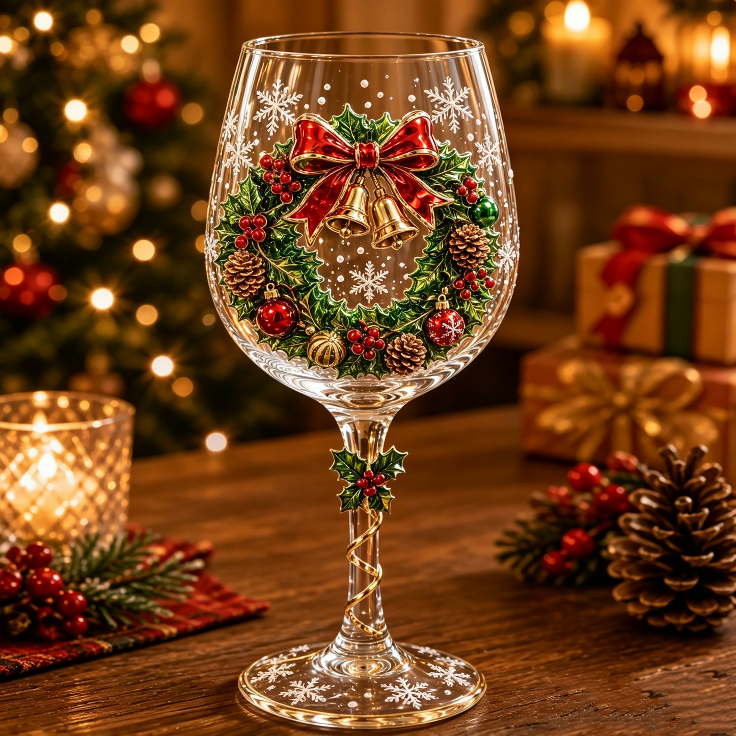 🎄Last day 50% OFF🎁Christmas 3D Wine Glass Collection Gift Box Set✨
