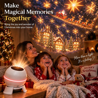 🎄 Magical Christmas Projection Night Light – Transform Any Room Into A Holiday Wonderland