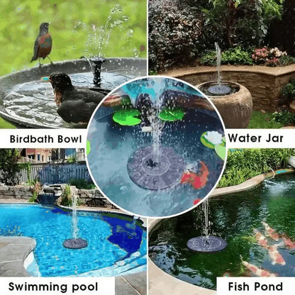 LAST DAY 49% OFF🔥Hot Sale🔥⛲ Solar Fountain, Solar Powered Bird Bath Fountain Pump(Buy 2 Free Shipping)