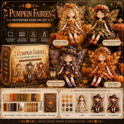 🔥LAST DAY 50% OFF🧚A Fairy Tale You Can Stitch – DIY Patchwork Fairy Doll Collection🧵Buy 2 Free Shipping
