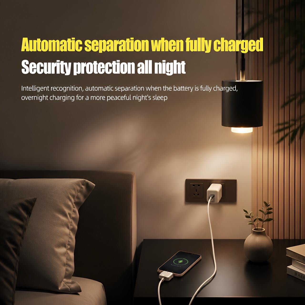 🔥Last Day 55% OFF ✨140W Type-C Physical-Disconnect Battery Guard - Auto & Self-Eject Charger