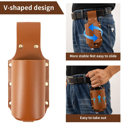 Leather Beer Holster Belt