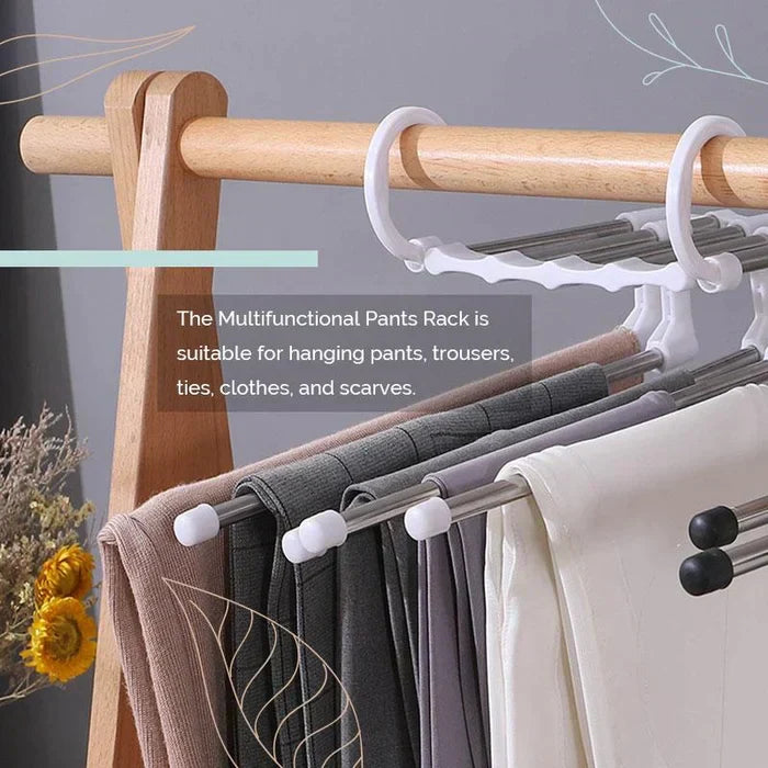 LAST DAY 49% OFF - Multi-functional Pants Rack🔥🔥🔥