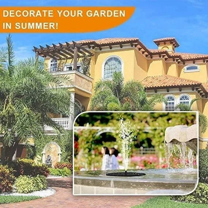 LAST DAY 49% OFF🔥Hot Sale🔥⛲ Solar Fountain, Solar Powered Bird Bath Fountain Pump(Buy 2 Free Shipping)