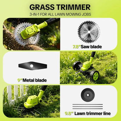 🌿60% OFF TODAY⚡ 3-in-1 Cordless Grass Trimmer