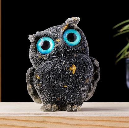 🔥Handmade Natural Crystal Gemstone Owl