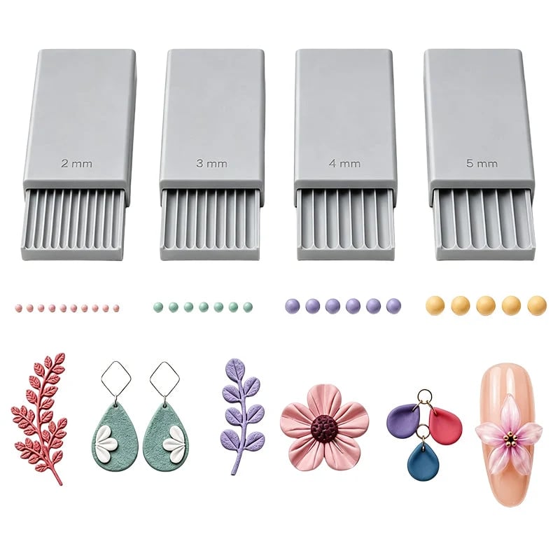 3D Printed Mini Clay Ball Maker Set