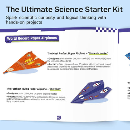 🎁Gift Idea Hot Sale 49% OFF🎄🛩️Creative DIY Paper Airplane Set For Kids