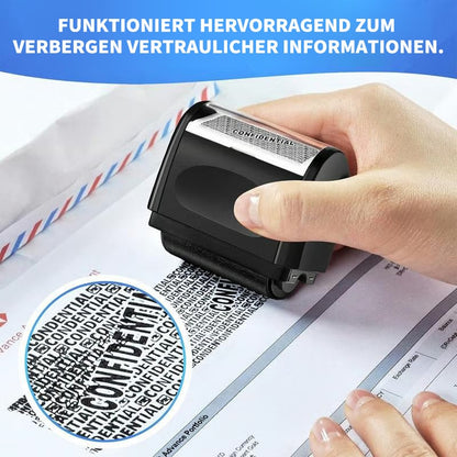 📝Sicherheits-Rollenstempel zum Schutz deiner Privatsphäre