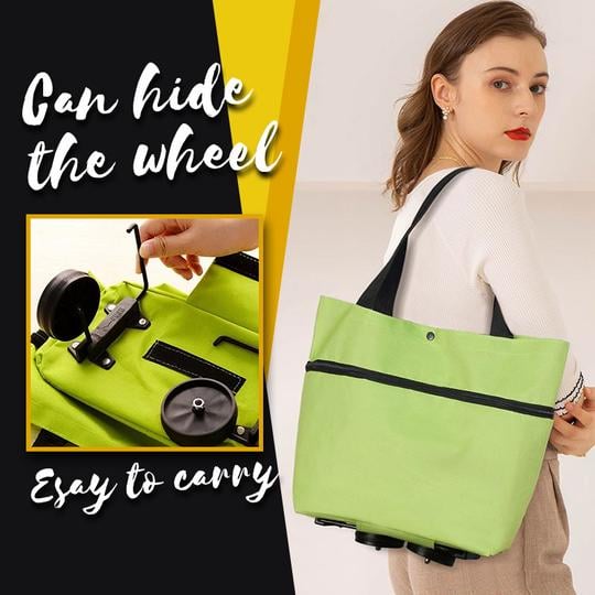 🔥LAST DAY-50% OFF🔥 2 in 1 Foldable Shopping Cart🎁