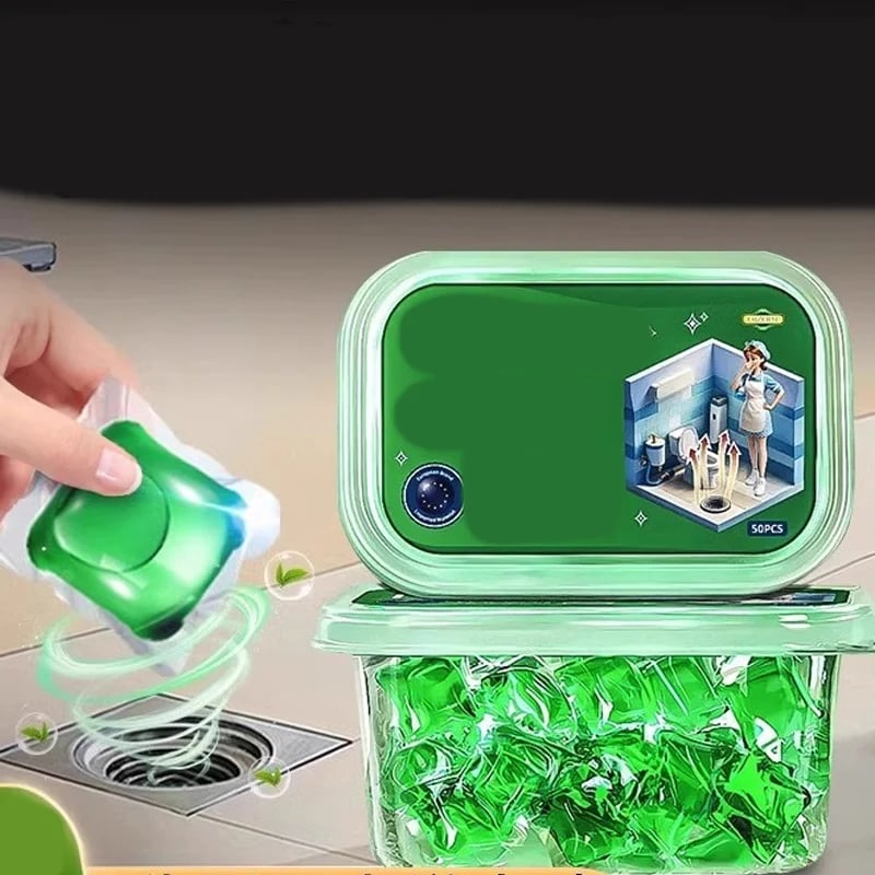 📍🥳2026 HOT SALE🥳💞50K+ SOLD!｜Drain Deodorizer Pods – Bio‑enzyme formula neutralizes smells at the source. Instant fresh scent, no harsh chemicals. Say goodbye to embarrassing odours. 🚰✅