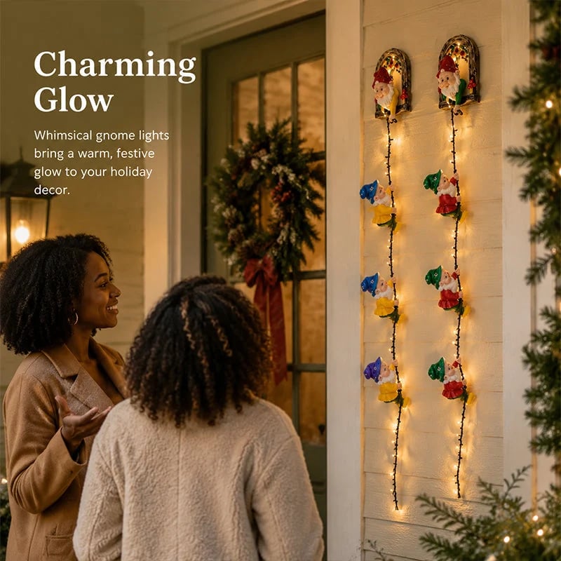 🎉🎄 Christmas Gnome String Lights