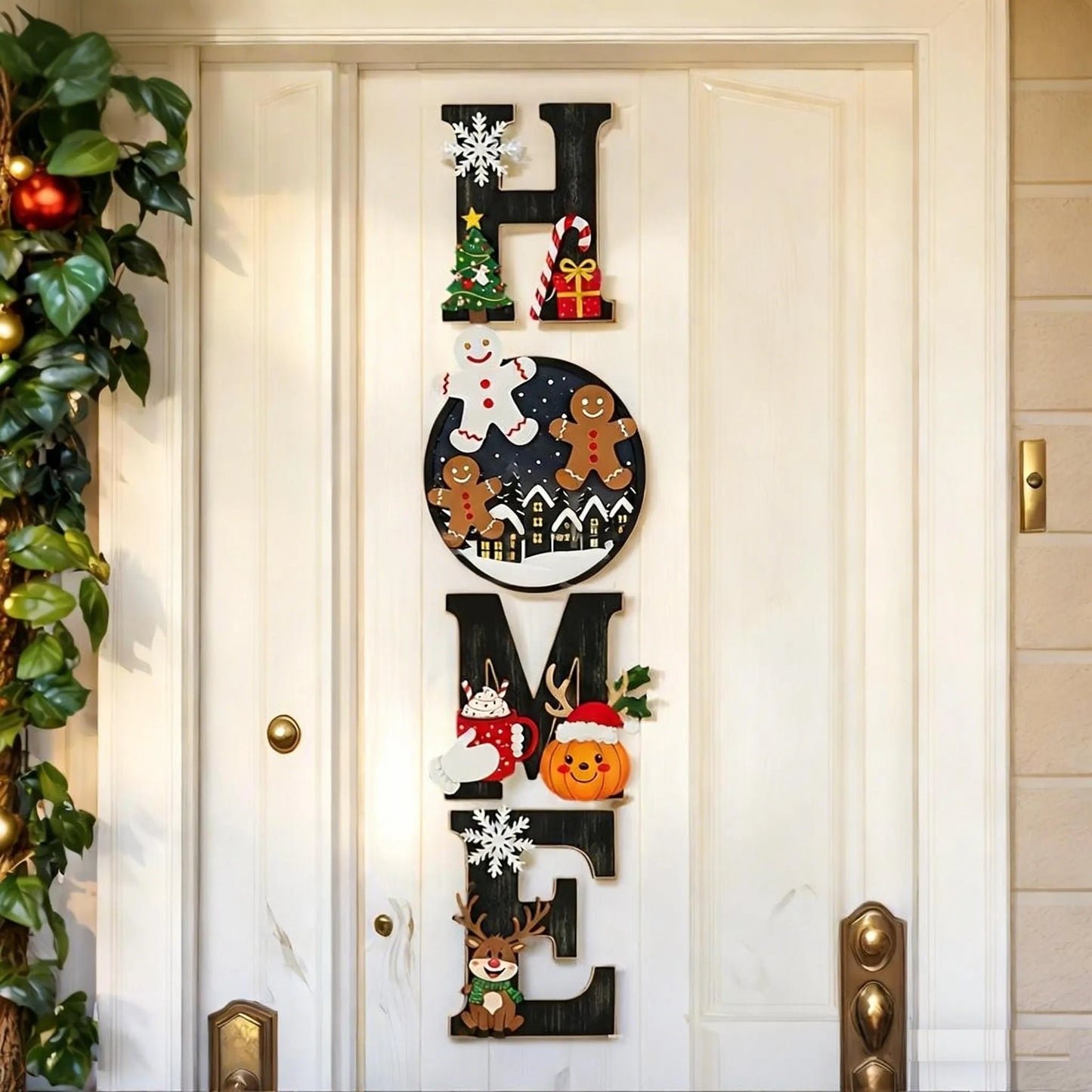 Heritage Holiday HOME Sign