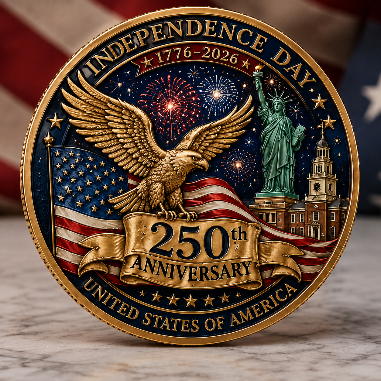 America 250th Anniversary Commemorative Coin
