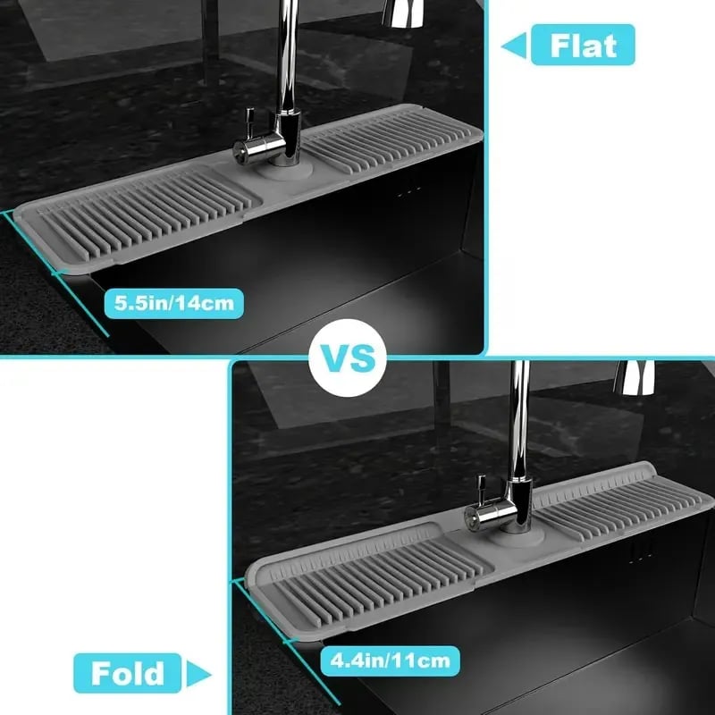 🔥😍BUY 1 GET 1 FREE💧 Silicone Sink Faucet Draining Mat